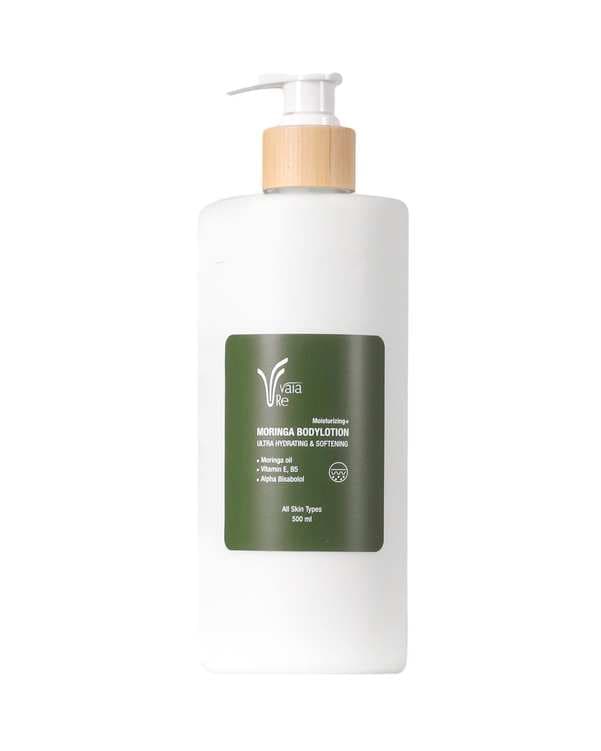 لوسیون نرم کننده و آبرسان بدن زنانه روالا کویین Revala Queen مناسب انواع پوست حاوی روغن مورینگا 500ml