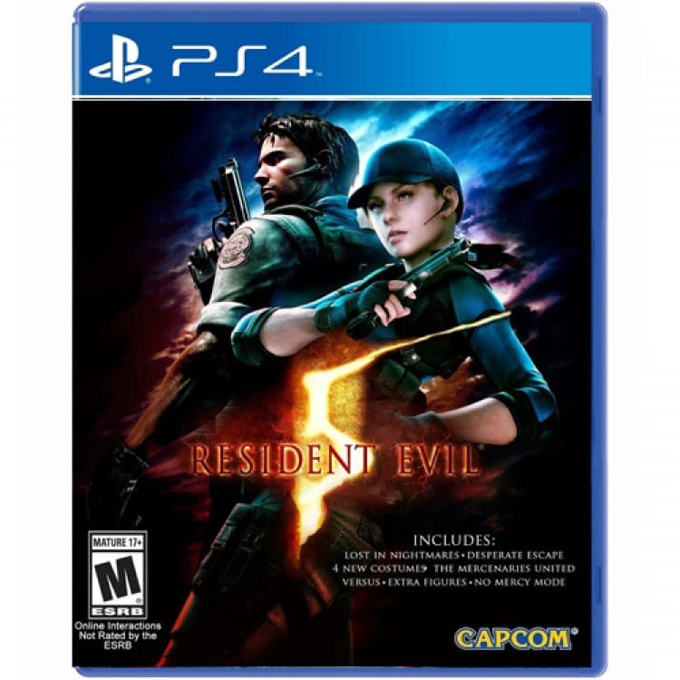 دیسک بازی Resident Evil 5 برای PS4