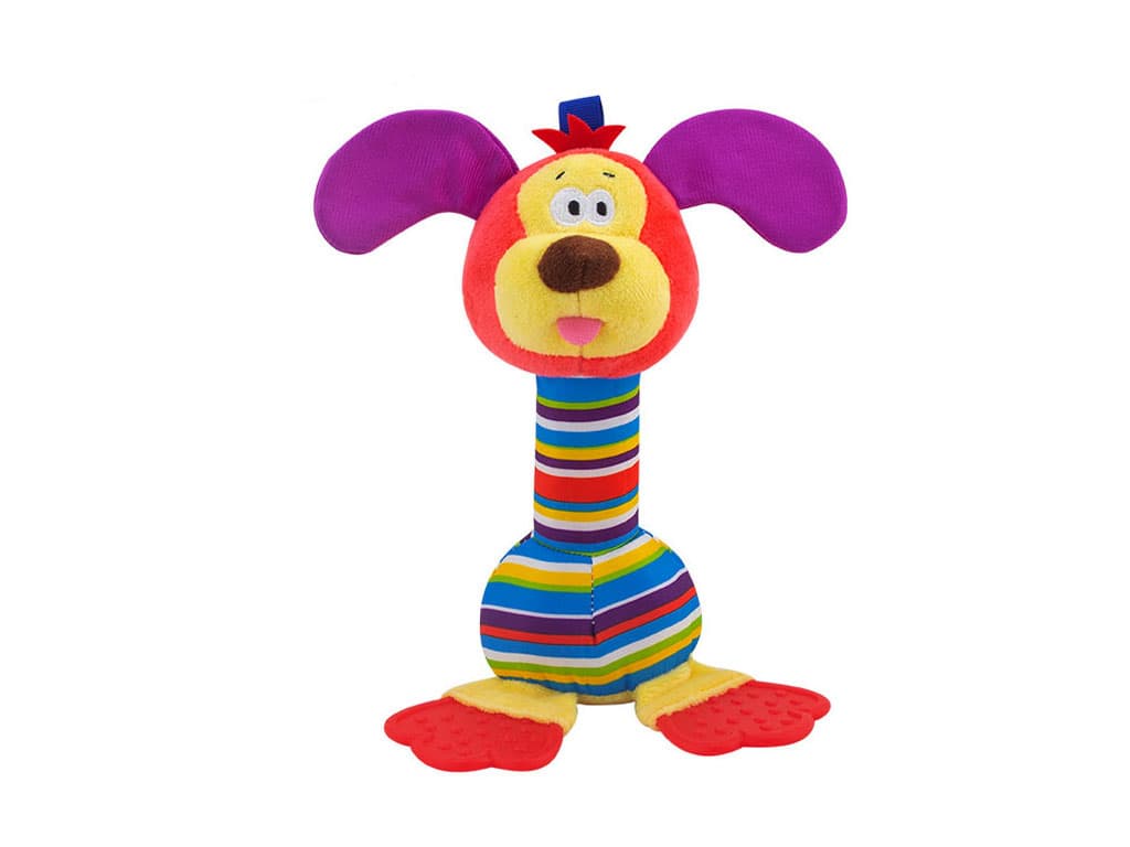 جغجغه دندان گیر دار نوزادی طرح حیوانات هپی مانکی happy monkey