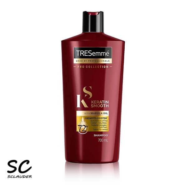 شامپو کراتین ترزمه حاوی روغن مارولا Keratin Smooth Shampoo حجم 700 میلی لیتر