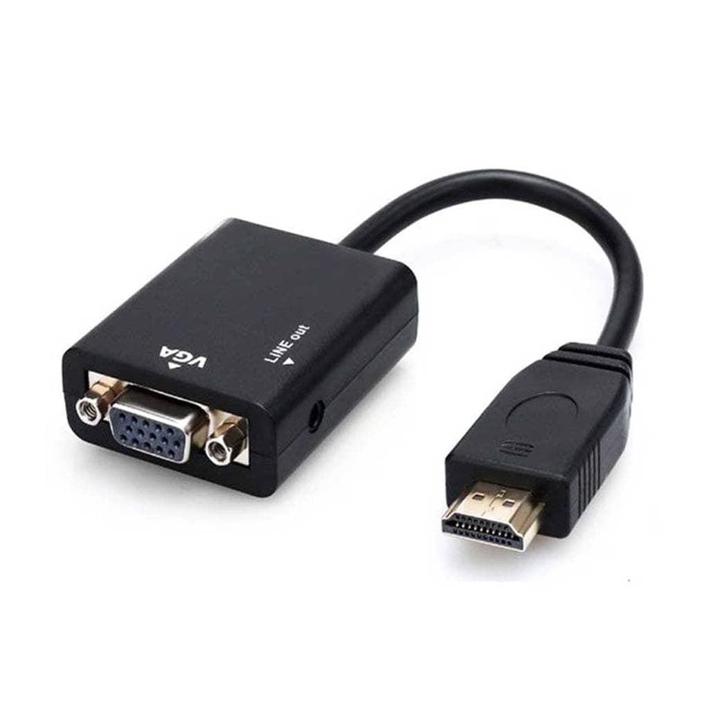 تبدیل HDMI به VGA کی نت همراه با کابل صدا مدل K-COHD2VGAP