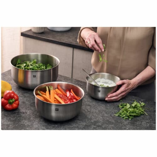 ست کاسه میکس استیل سه عددی زولینگ ZWILLING Mixing Bowls, Set of 3