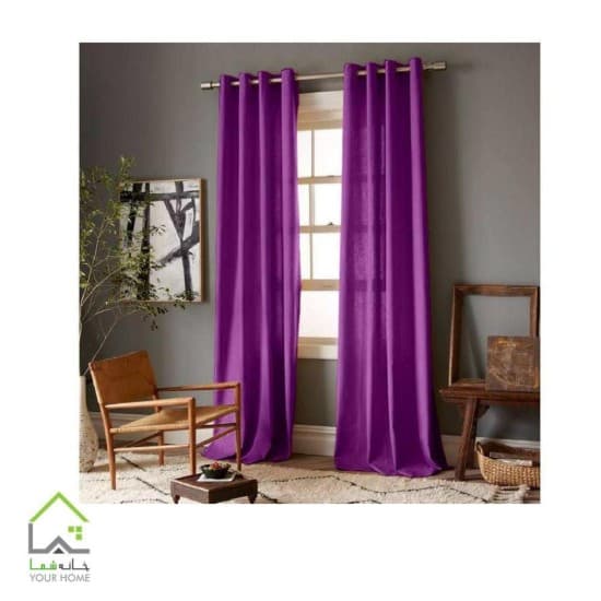 فروش پرده کتان ارتفاع 280