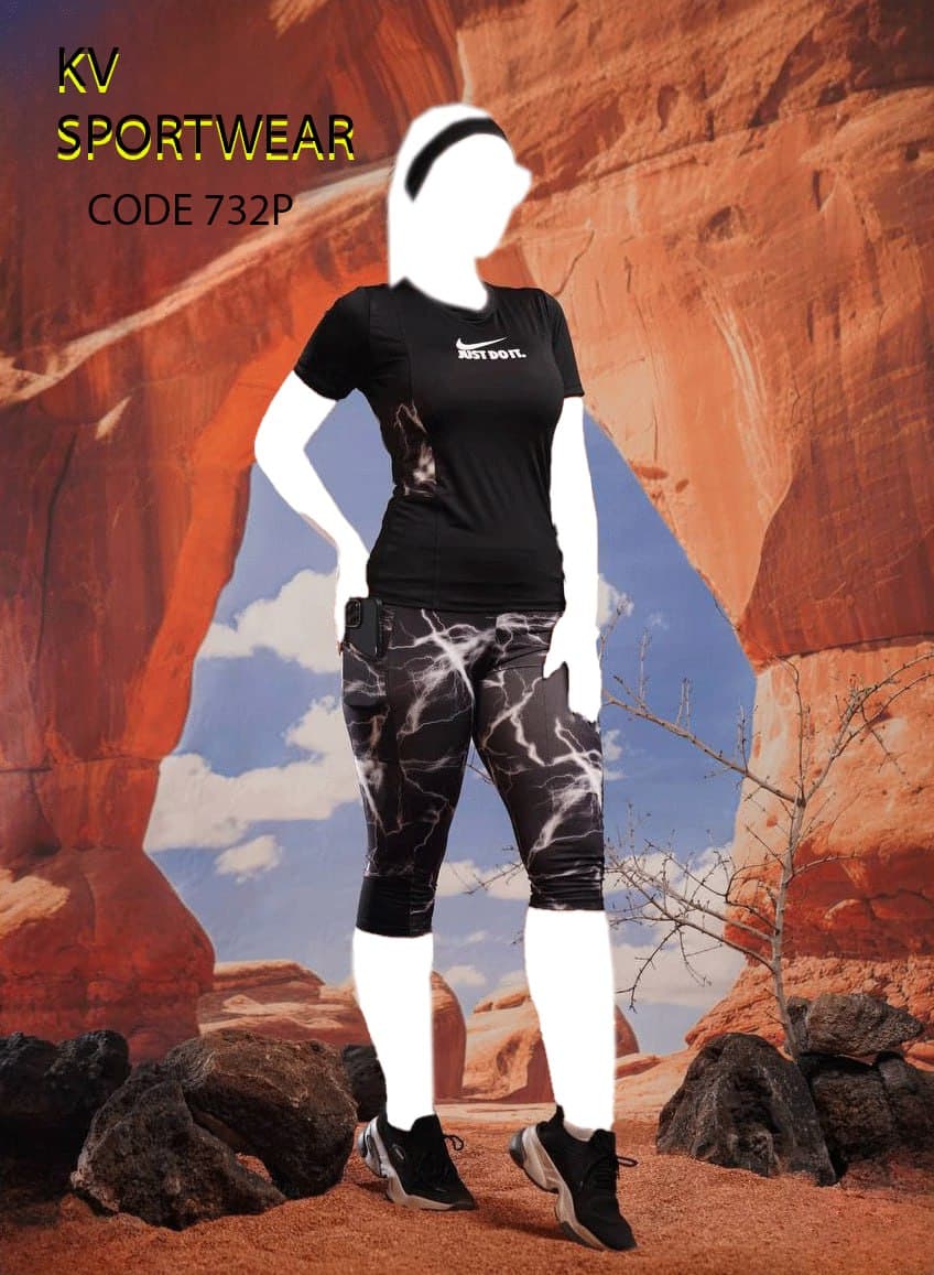 ست تیشرت شلوارک ورزشی زنانه NIKE کد 0022