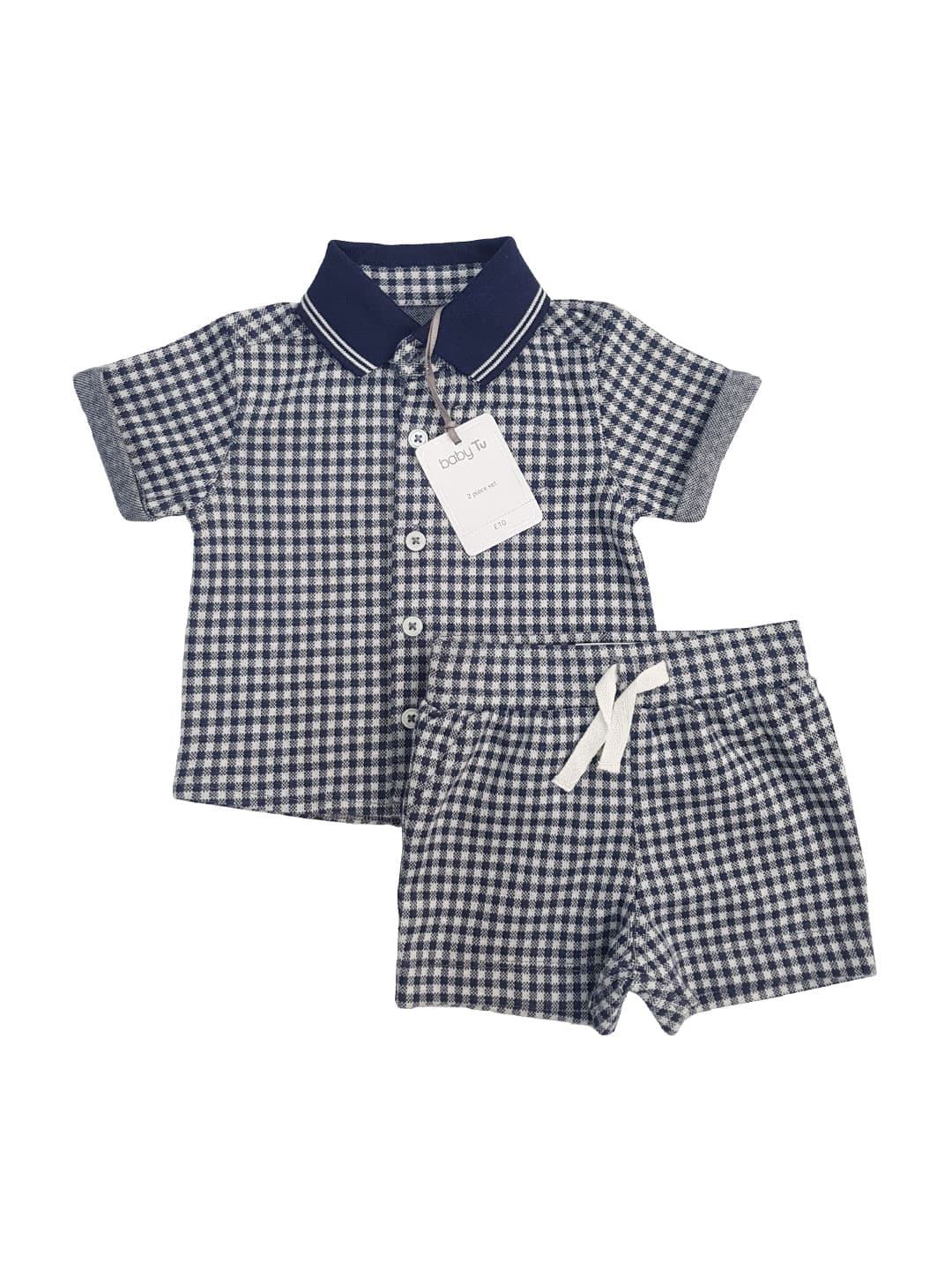 ست نوزادی شلوارک و پیراهن پسرانه تی یو کد kids1800