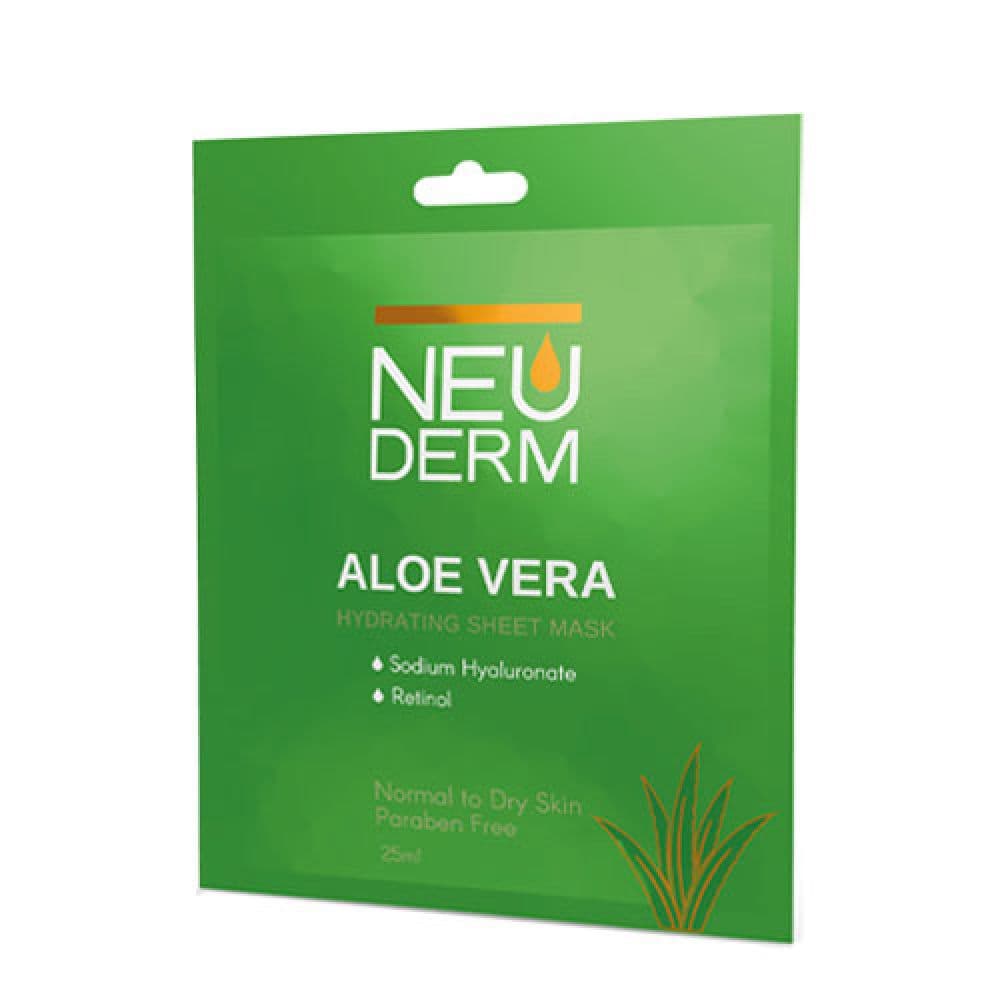 ماسک صورت ورقه ای آبرسان آلوئه ورا NEUDERM