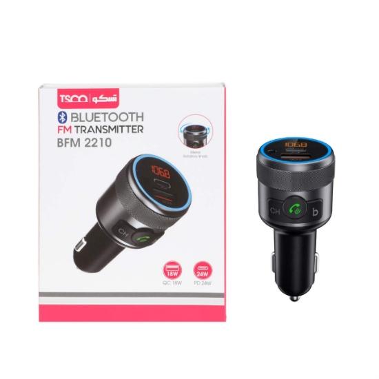شارژر فندکی و پخش کننده بلوتوث تسکو مدل BFM 2210
