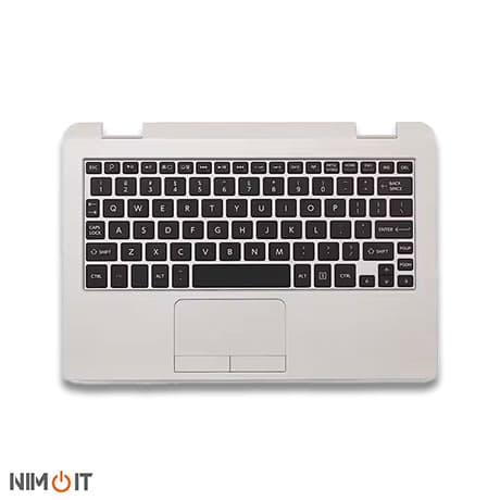 قاب دور کیبورد همراه با تاچ پد و کیبورد Toshiba Satellite L10W-B L15W-B