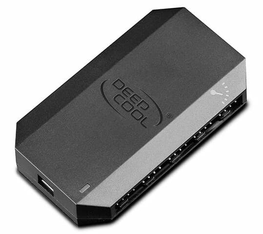 هاب فن SATA به 10 پورت سوکت 4 پین دیپ کول مدل اف اچ 10