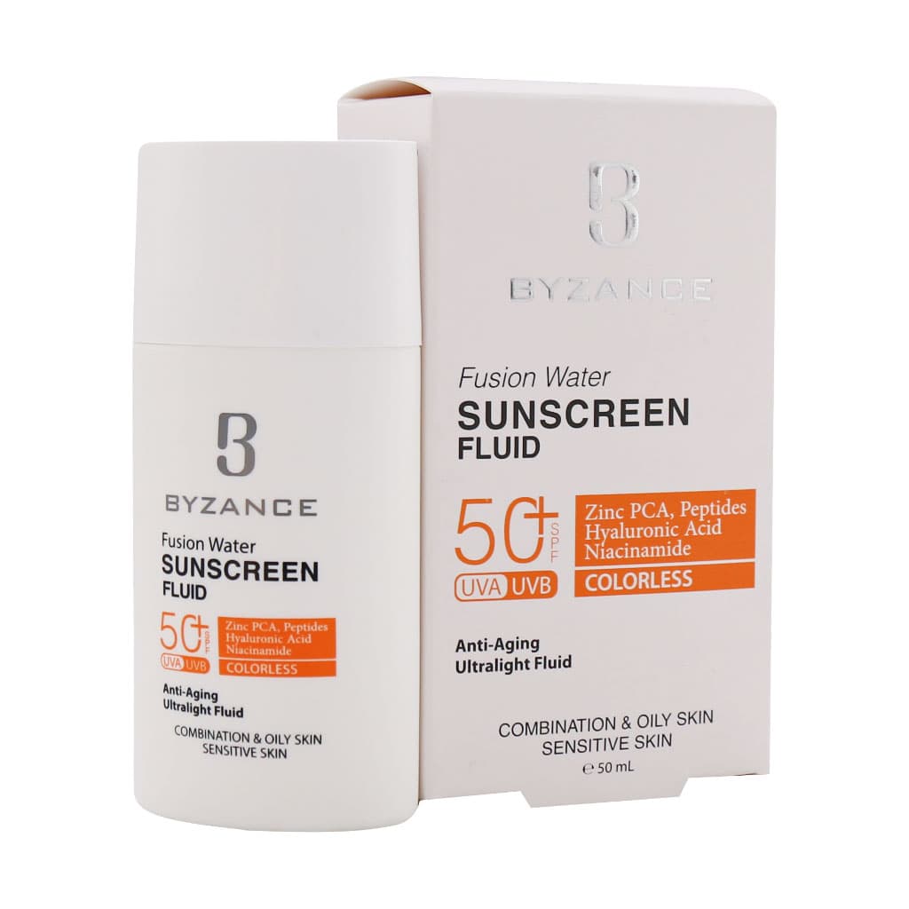 ضد آفتاب فیوژن واتر فلوئیدی بیزانس SPF+50