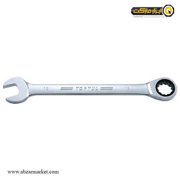 آچار یک سر تخت یک سر رینگ جغجغه تاپ تول مدل AOAF