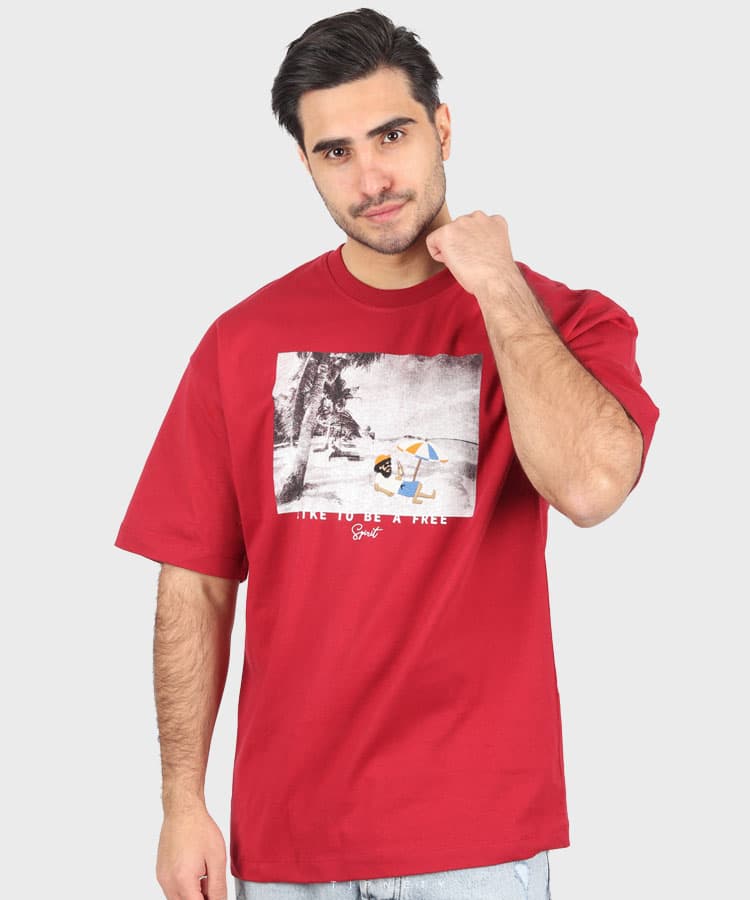 تیشرت لش طرح دار 1454