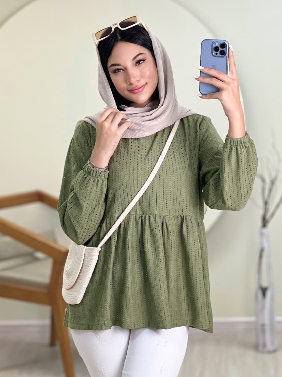 شومیز جلو بسته 17798