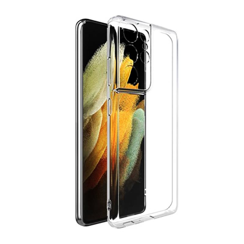 قاب گوشی سامسونگ GALAXY S21 ULTRA مدل ژله ای شفاف