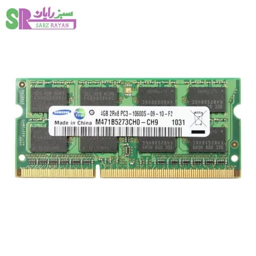 رم لپ تاپ سامسونگ DDR3 10600 M471B5273CH0-CH9 ظرفیت 4 گیگابایت