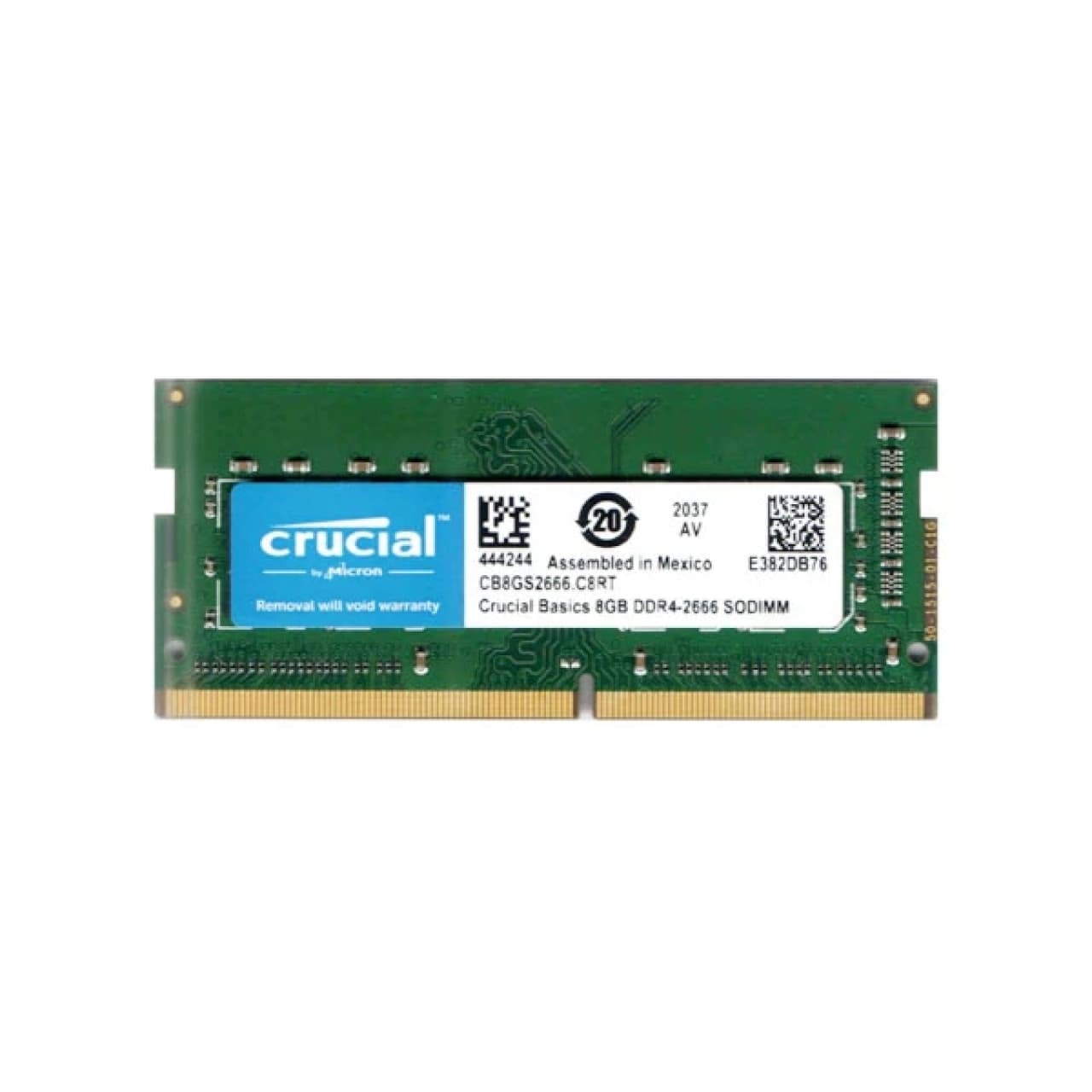 رم لپ تاپ کروشیال DDR4 2666 ظرفیت 8 گیگابایت