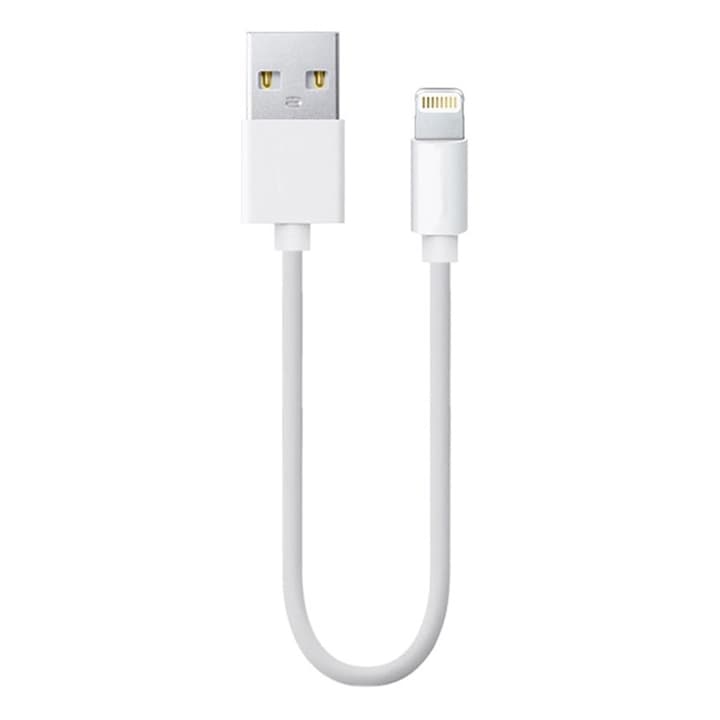 کابل شارژ پاوربانکی اپل USB به Lightning درجه1 طول 20 سانتی متر