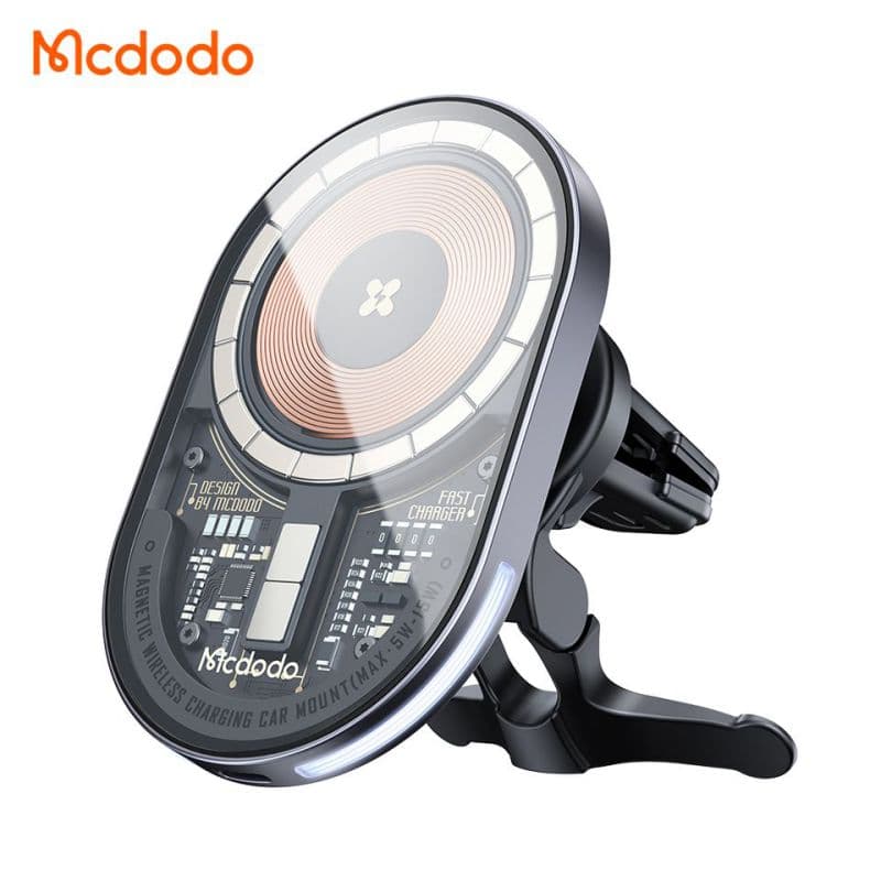 هولدر و شارژر وایرلس مگنتی مک دودو مدل MCDODO CH-2340 به همراه کابل شارژ