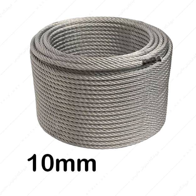 سیم بکسل سایز 10 میلی متر بدون روکش هفت لایه