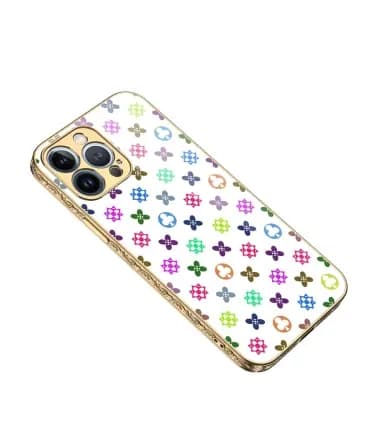 کاور اورجینال لاکچری طرح گل GKK PLATING ایفون Iphone 12Pro Max