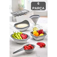 ست آبکش تاشو آکاردئونی 6 عددی هومنیوا 9761