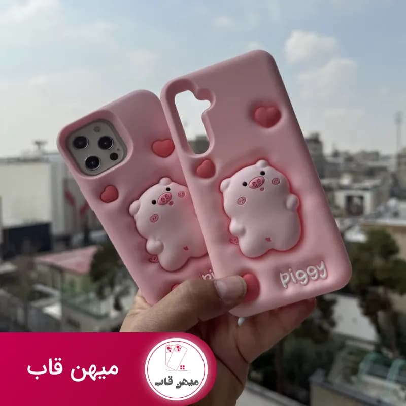 قاب گوشی آیفون خوک فیجتی - کد (۷۵۸۸۶)