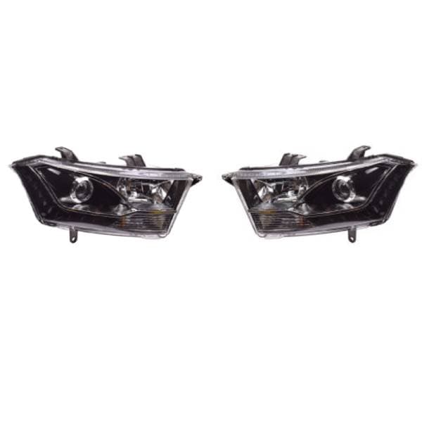 چراغ جلو دنا سمت چپ و راست برند مدرن همراه با موتور و لامپ و LED