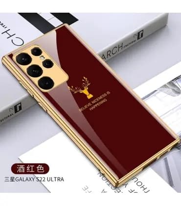 کاور اورجینال لاکچری طرح گوزن GKK سامسونگ Galaxy S22 Ultra