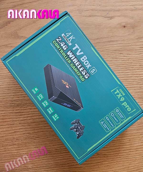 اندروید باکس و کنسول بازی گیم استیک مدل TX9 PRO “فروش عمده”
