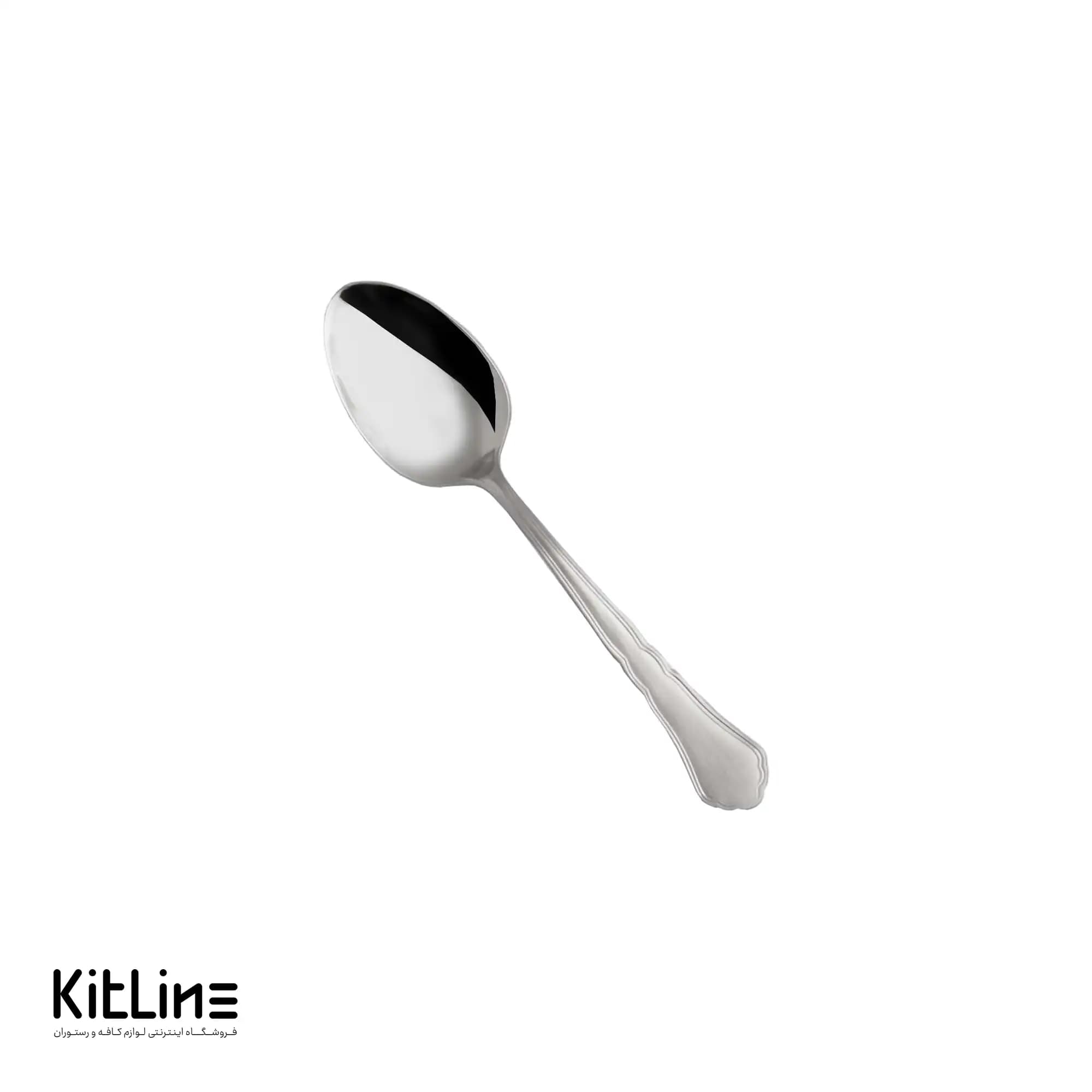 قاشق چای خوری صنایع استیل مدل رویال مات