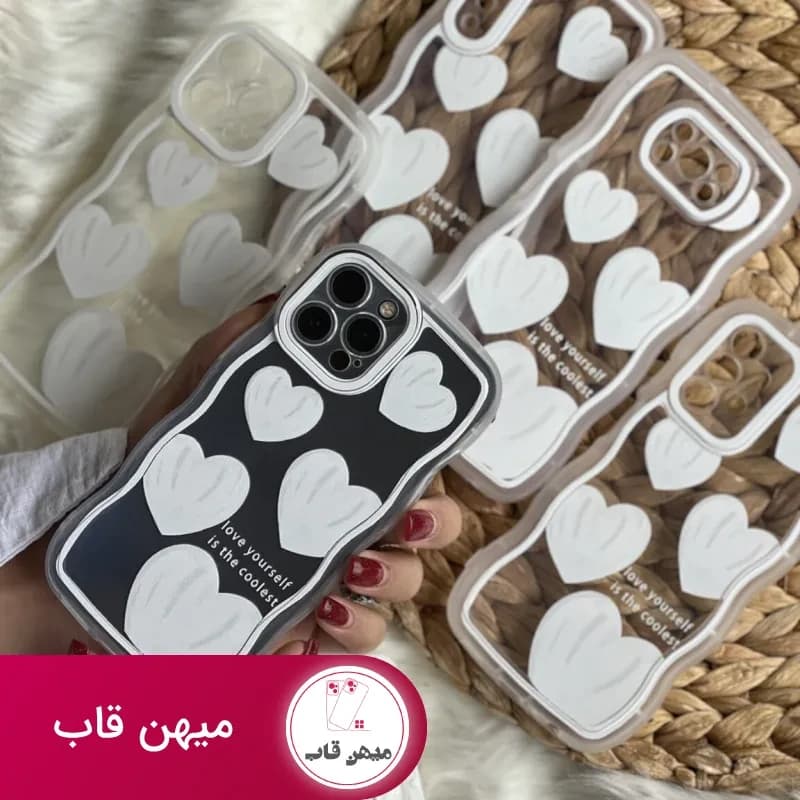 قاب موبایل سامسونگ قلب یخی محافظ لنزدار - کد (۹۸۵۶۸)