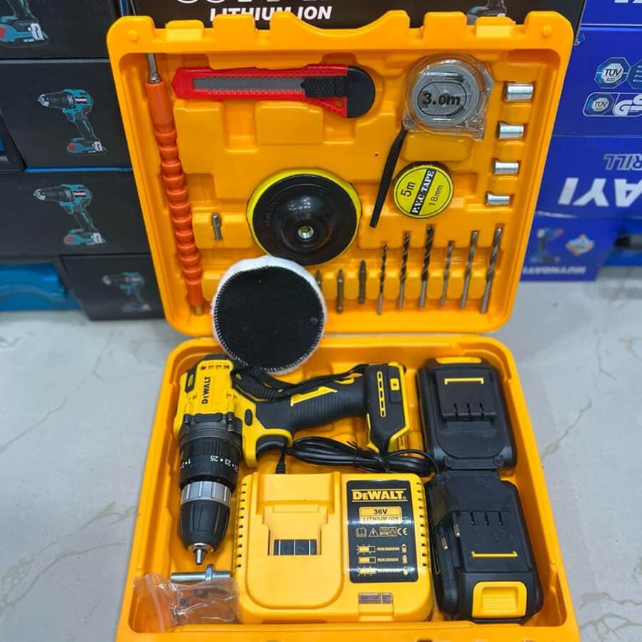 دریل شارژی دیوالت موتور براشلس مدل 36v