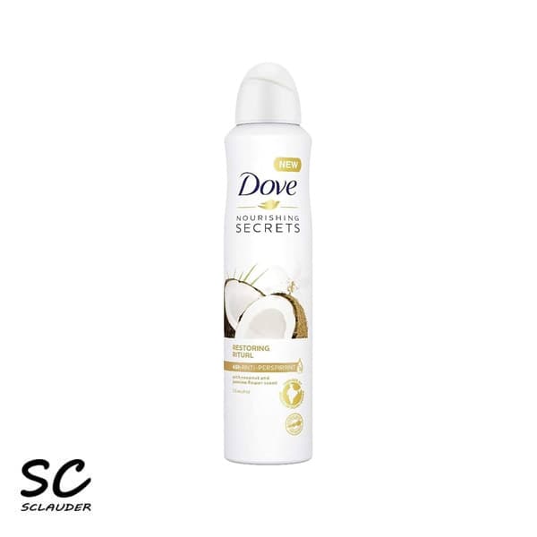 اسپری زنانه با رایحه نارگیل و گل یاس داو Dove اورجینال Original حجم 250 میل