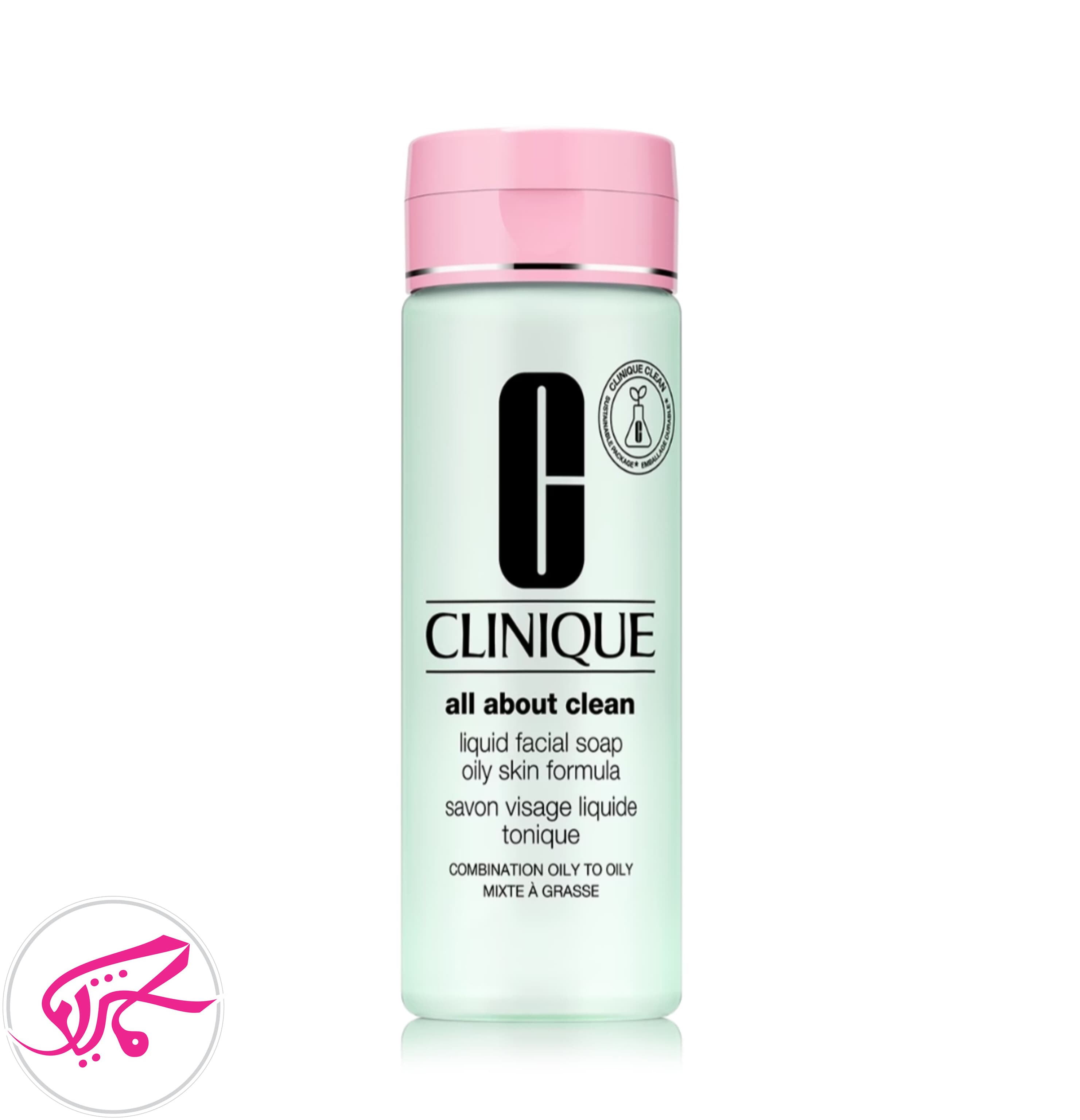 صابون مایع شستشو صورت کلینیک پوست مختلط تا چرب All about clean liquid facial soap Clinique