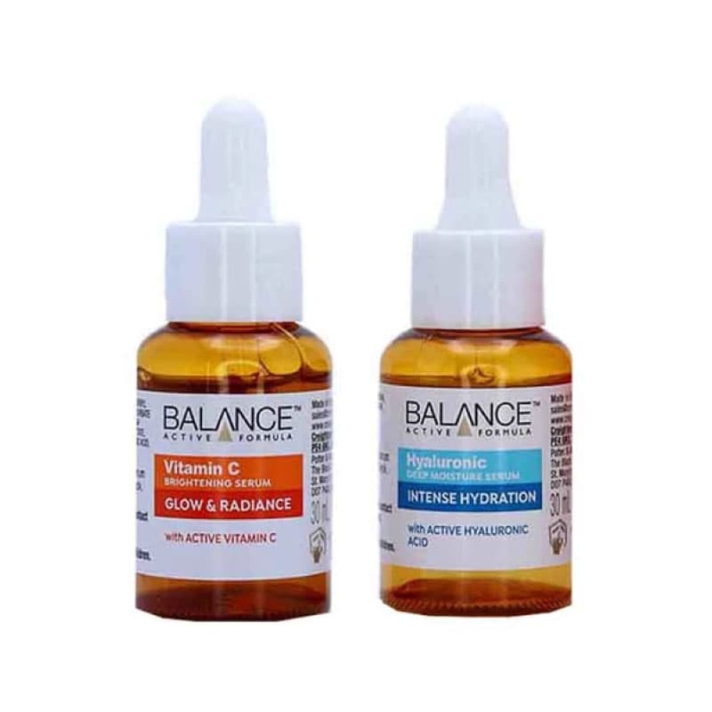 پک ۲ عددی سرم هیالورونیک و ویتامین سی THE SERUM HEROES بالانس BALANCE