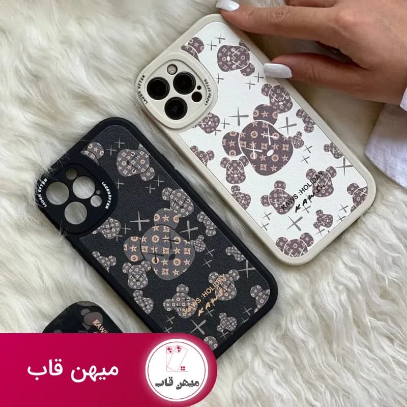 قاب موبایل آیفون خرس کاواس لویی ویتون - کد (۹۹۶۸۰)