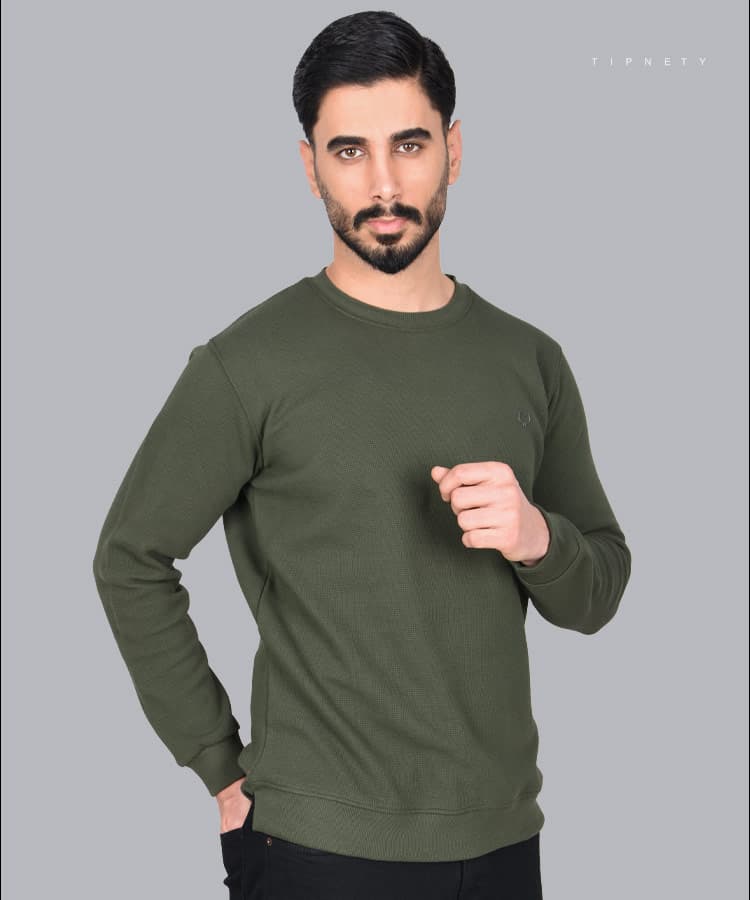 بافت مردانه یقه گرد و ساده 2057