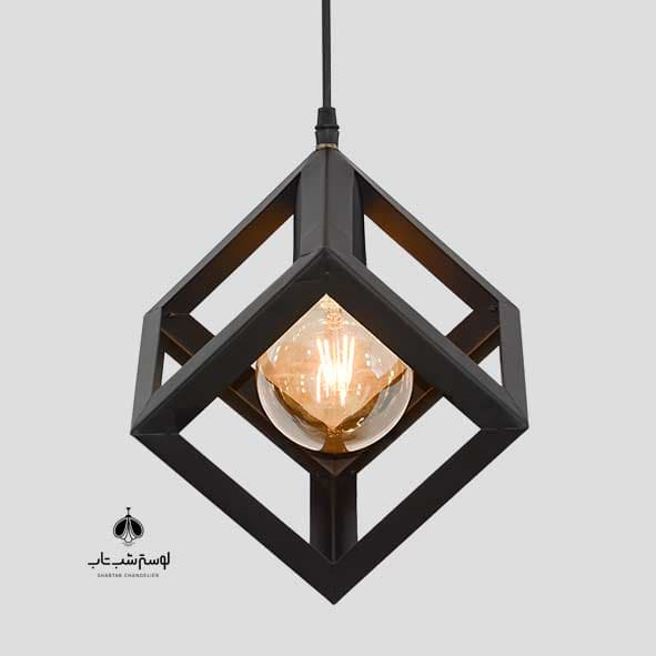 RBE لوستر آویز مدرن فلزی تک شعله F30 شب تاب