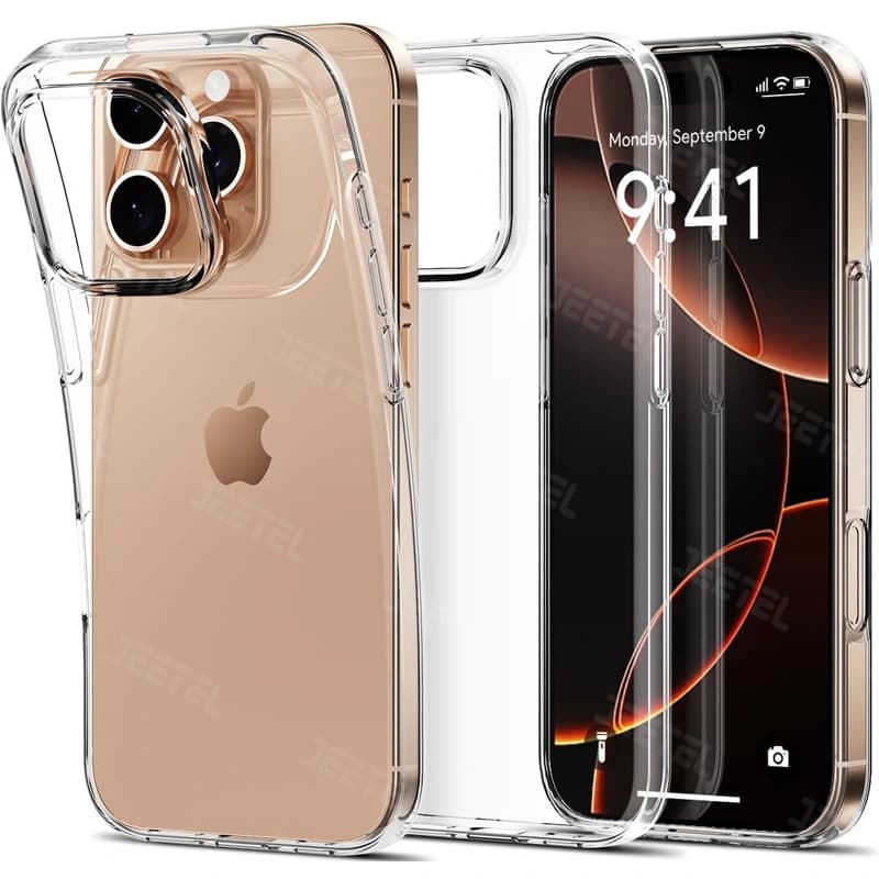 قاب گوشی ژله ای شفاف طرح Slim مناسب برای IPHONE 16 Pro