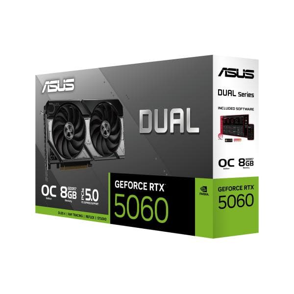 کارت گرافیک ایسوس مدل Dual GeForce RTX 5060 OC Edition 8GB GDDR7