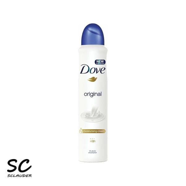 اسپری زنانه با رایحه شیری داو Dove اورجینال Original حجم 250 میل