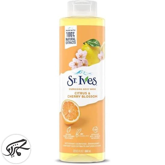 شامپو بدن انرژی زا سنت ایوز مرکبات و شکوفه گیلاس ST.Ives