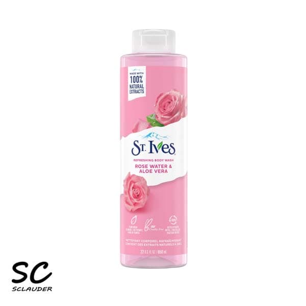 شامپو بدن سینت ایوز St.Ives حاوی رز و آلوئه ورا حجم 650 میلی لیتر
