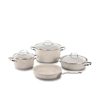 سرویس قابلمه گرانیت 7 پارچه کرکماز A1272 کرم