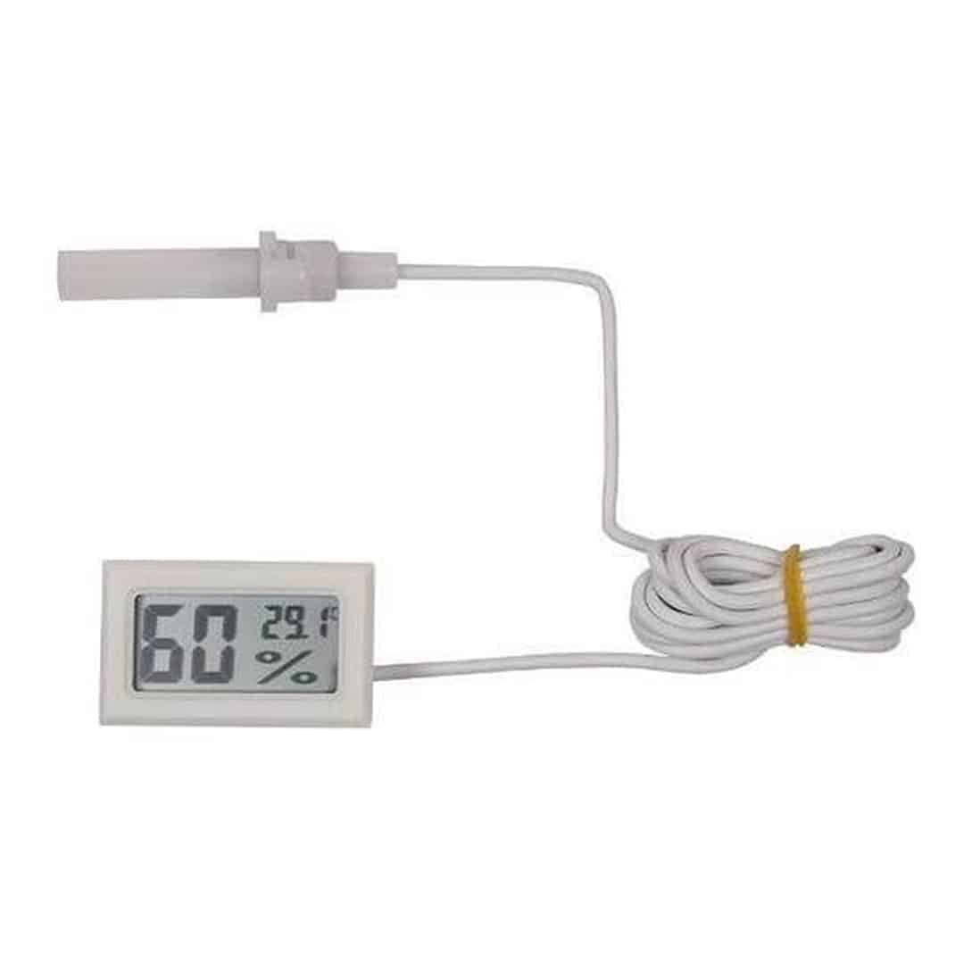 دماسنج و رطوبت سنج روپنلی سیم دار LX8011 رنگ سفید