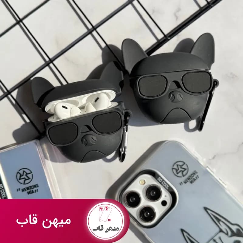 کاور ایرپاد اپل بولداگ مشکی - کد (۵۰۲۵۰)