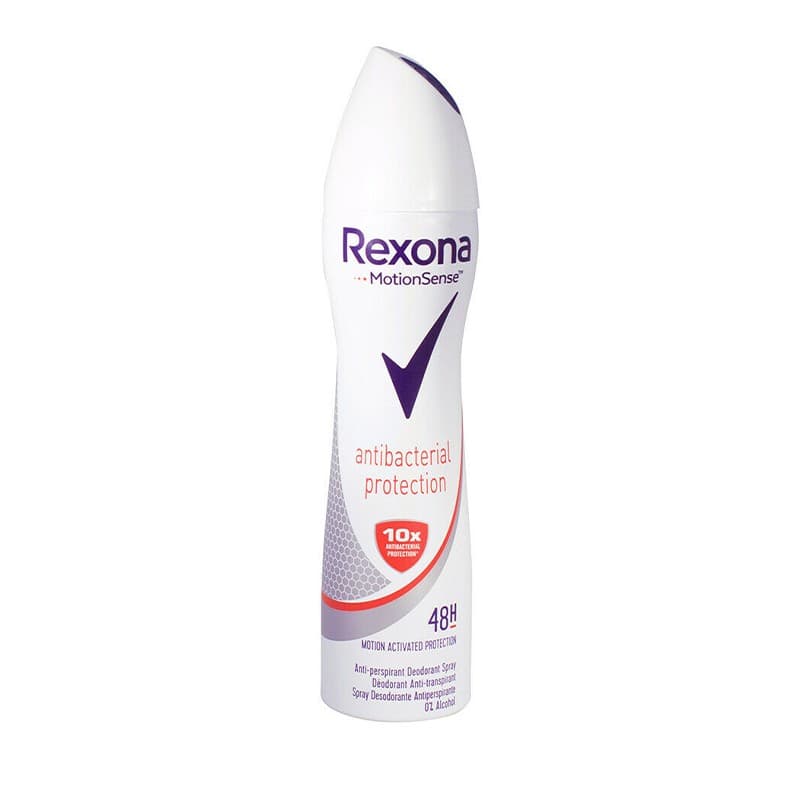 اسپری ضد تعریق زنانه 48 ساعته رکسونا مدل Antibacterial protection