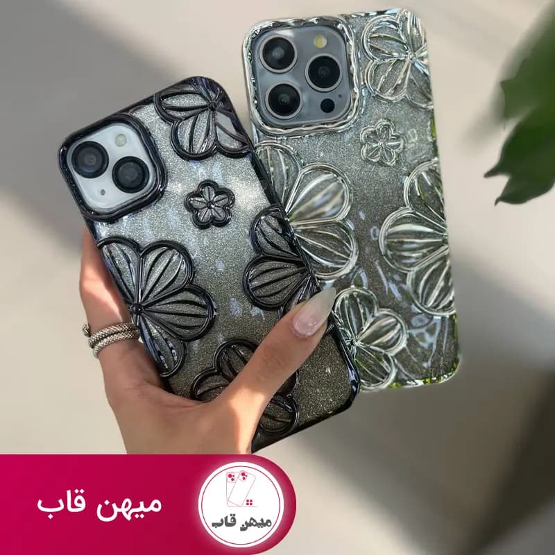 قاب گوشی آیفون گل شاینی - کد (۴۴۹۹۹)