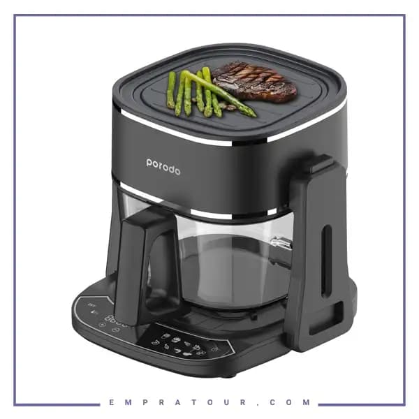 سرخ کن و هواپز و گریل پرودو Porodo Lifestyle Dual Design Air Fryer & Grill PD-LFST022