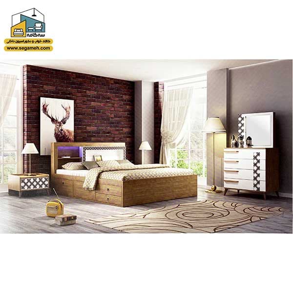سرویس خواب دو نفره مدل رویا کد BDS1039